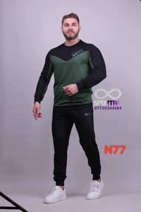 تراك رياضي رجالي • قماش قطن • قياس ٣ اكس