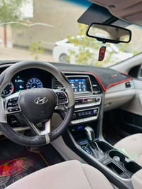 سوناتا وارد امريكي حادث جاملغ امامي وطرف البنيد موديل 2018   ماشية 74 ...