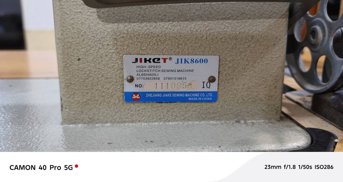 السلام عليكم 
متاح مكينه جاكي باب اول نظيفه جدا الاتصال على ***********
