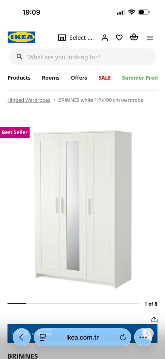 IKEA BRIMNES 3 doors wardrobe
117x190cm

$110 أربيل, العراق


**إذا كنت صاحب هذا الإعلان وتريد حذفه لأي سبب، رجاءا أرسل رسالة إلى الدعم الفني**