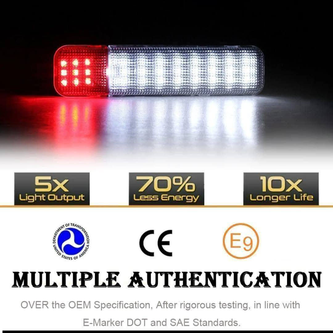 أضواء LED ليد داخلية لبطانة الأبواب (جمس وشيفروليه)
​امنح سيارتك مظهرًا عصريًا وإضاءة قوية ونقية مع طقم أضواء LED لبطانة الأبواب الداخلية، البديلة للقطع الأصلية ذات الأرقام (15021517، 15021518).
​الموديلات المتوافقة: تاهو، يوكن، سييرا، وسيلفرادو من موديل 2000 إلى 2006.
​المميزات: إضاءة LED بيضاء قوية مدمجة مع عاكس أحمر، تصميم متين، وتركيب مباشر وسهل (Plug & Play).
​السعر الزوج: 40,000 دينار عراقي فقط!
​📞 للطلب أو استفسارات الجملة:
​واتساب / اتصال: [***********
