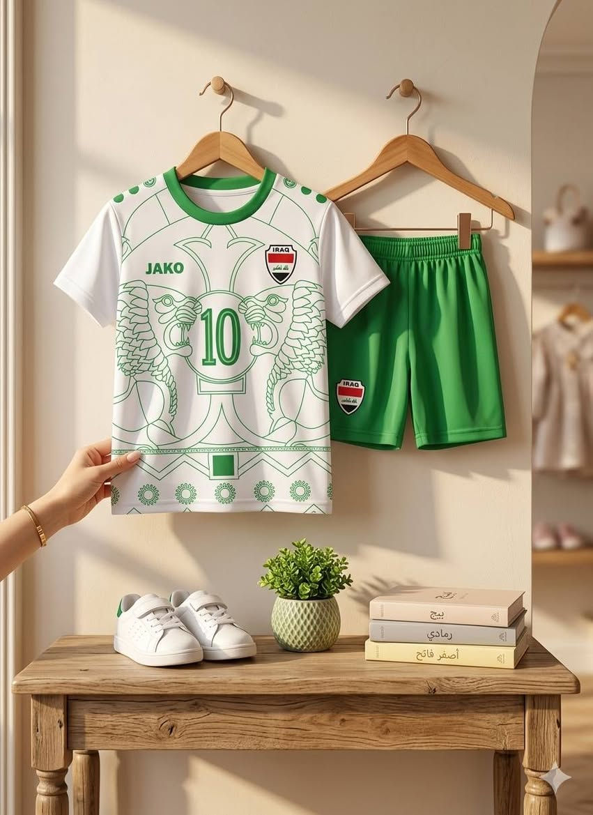 دريسات المنتخب العراقي سعر القطعة 5 الف يلبس من سنة فما فوق 
توصيل جميع محافظات العراق 3 الف 
للحجز واتساب 
***********4
