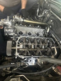 من مجمع حبتور لصيانة الباجيرو سياره الاخ ابو منتظر تبديل كازكيت مع وات...