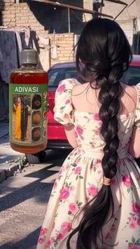 زيت Adivasi • ١٠٨ عشبة • يكثف ويطول