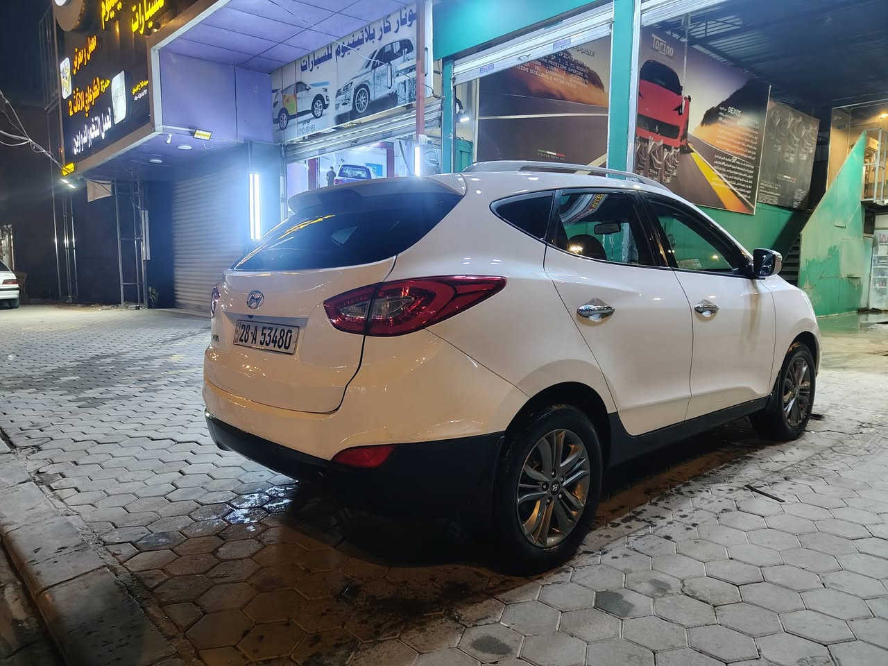 توسان 14 شكل 15 رقم نجف مكفولة من الضربه والتبديل سونار موجود السعر 148 وبيه مجال قليل العنوان النجف حي النداء
***********
