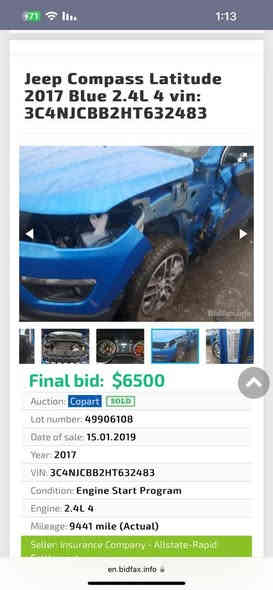 السلام عليكم جيب كومباس 2017 معوقين باقيلهة ٥ تشهر وتنفك سيارة فول موصفات كشنات جلد كهرباء مودات قيادة كير اوتو صدر جديد بنوراما مكينة وكير بلديات  
السعر 105 وبيهة مجال  العنوان بغداد السيدية ***********
