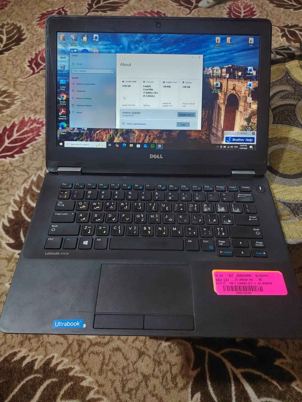 لابتوب للبيع
نوع dell 7270
رام 4 كيكا
هارد 256 ssd
معالج core i7 الجيل السادس
حجم الشاشة 13.3
السعر المطلوب 300 الف
للتواصل ***********
