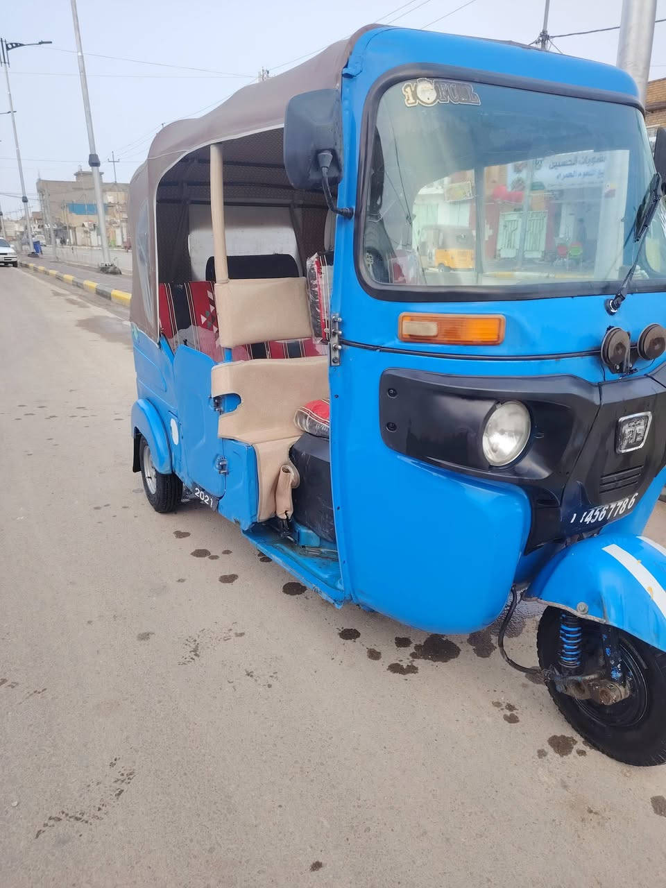 السلام عليكم تك تك موديل 21 رقم واسط بسمي مداور ثاني يوم بيه ضربه بل صفحه كد شبر لباقي كفاله تكتك مال  جناي السعر اتصل *********** //*********** مكاني كوت مركز مدينه
