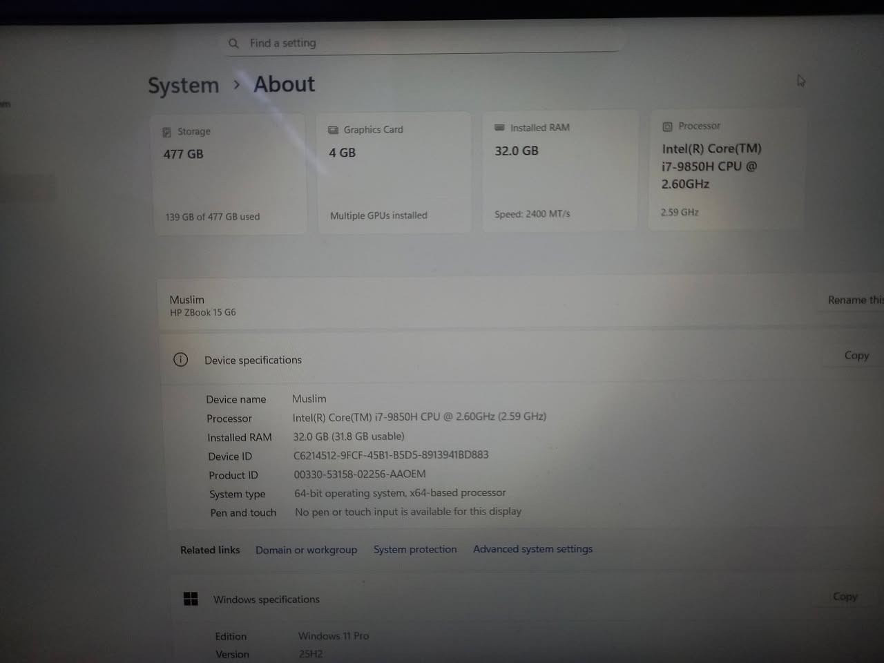 السلام عليكم 
لابتوب مرتب للبيع مستعمل قليل كلش الابتوب من فوك بي شويييه شخوط مثل ما موضح بالصورة المواصفات توب التوب موضح بالصورة الرامات ٣٢ كيكا 2x16 وحدها تقريبا ٢٠٠ الى ٣٠٠ الف وكرت شاشه داخلي وخارجي الخارجي nvidia t1000 ٤ كيكا vram الداخلي يجي مدموج ويا المعالج الشير يطلع ١٦ كيكا vram الشاشه ١٥.٦ انش ويجي ويا شاحنته الاصليه ويا هارد m.2 سعره صاعد كلش هاي الايام والمعالج الوحش i7 جيل تاسع من فئة ال H اللي تعتبر قويه جدا والكيبورد معرب وانكليزي ويجي ويا ويندوز 11 pro مفعل كل هذا فقط ب ٩٠٠ الف بيه مجال للطيبين شرط الفحص ما متوفر توصيل مكاني كركوك اذا شراي التوصيل ينحل ان شاءالله .


**إذا كنت صاحب هذا الإعلان وتريد حذفه لأي سبب، رجاءا أرسل رسالة إلى الدعم الفني**