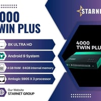 STARNET 4000 TWIN PLUS .. التطور الحقيقي وصلنا من جديد ! 🚀 ​خليك مع "م...