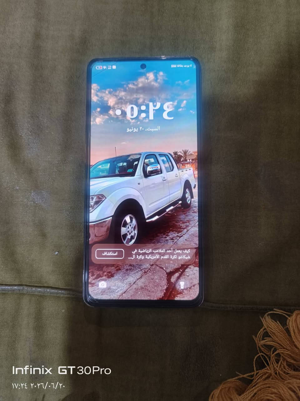 جهاز infinix not 30 pro
المواصفات: 
المعالج: Helio G99
الكاميرا الخلفية: 108M TRIPLE Camera
الكاميرا الأمامية: 32M
البطارية: 5000mAh
الشاشة: 1080X2400
الرام: 8GB + 5GB 
الذاكرة: 256GB
الإصدار: Android 14
قيم بما يرضي الله


**إذا كنت صاحب هذا الإعلان وتريد حذفه لأي سبب، رجاءا أرسل رسالة إلى الدعم الفني**