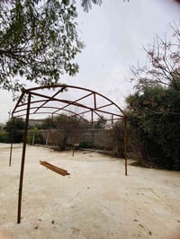 هيكل خيمه • حديد ثقيل • اللزاكه والسرت