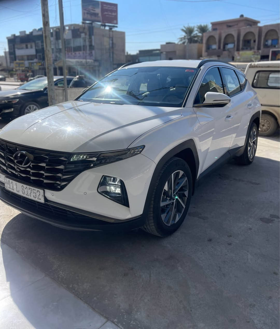 السلام عليكم… توسان 2024 للبيع سياره مكفوله كفاله من ضربه وصبغ وتبديل وبارد والسونار موضح بلصور سياره جديده بمعنه الكلمه فول مواصفات عده البانراما
الدشبول دجيتال الكير والمحرك والتبريد والتايرات جديده السياره كلش نظيفه وحلوه رقم وسنويه وهزه جديده  ماشيه 27
السعر 222 وبيها مجال بسيط
*********** بغداد, العراق
