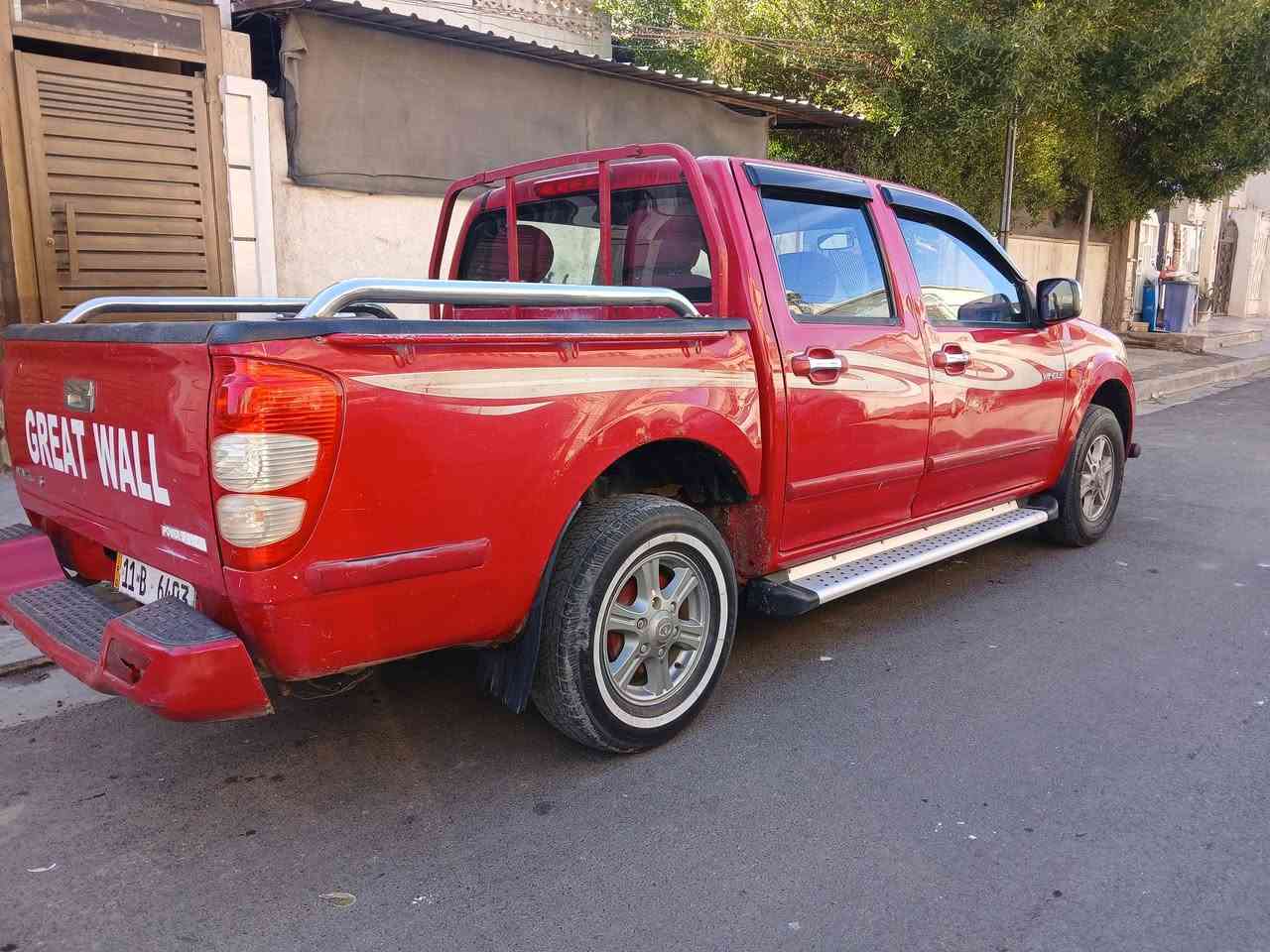 السلام عليكم
بيك اب كريت ول موديل 2011 كير اوتوماتيك ( محرك وكير ونجي 4 سلندر ) ترايها كلش حلو و تبريدها ثلج وتدفئه شغاله وبدون صبغ وبدون ضربه كلها عل وضع الابلاد وسنويتها مشروع وطني لغايه 2029 ومكاني بغداد شارع فلسطين سعرها  72
للاتصال ***********
