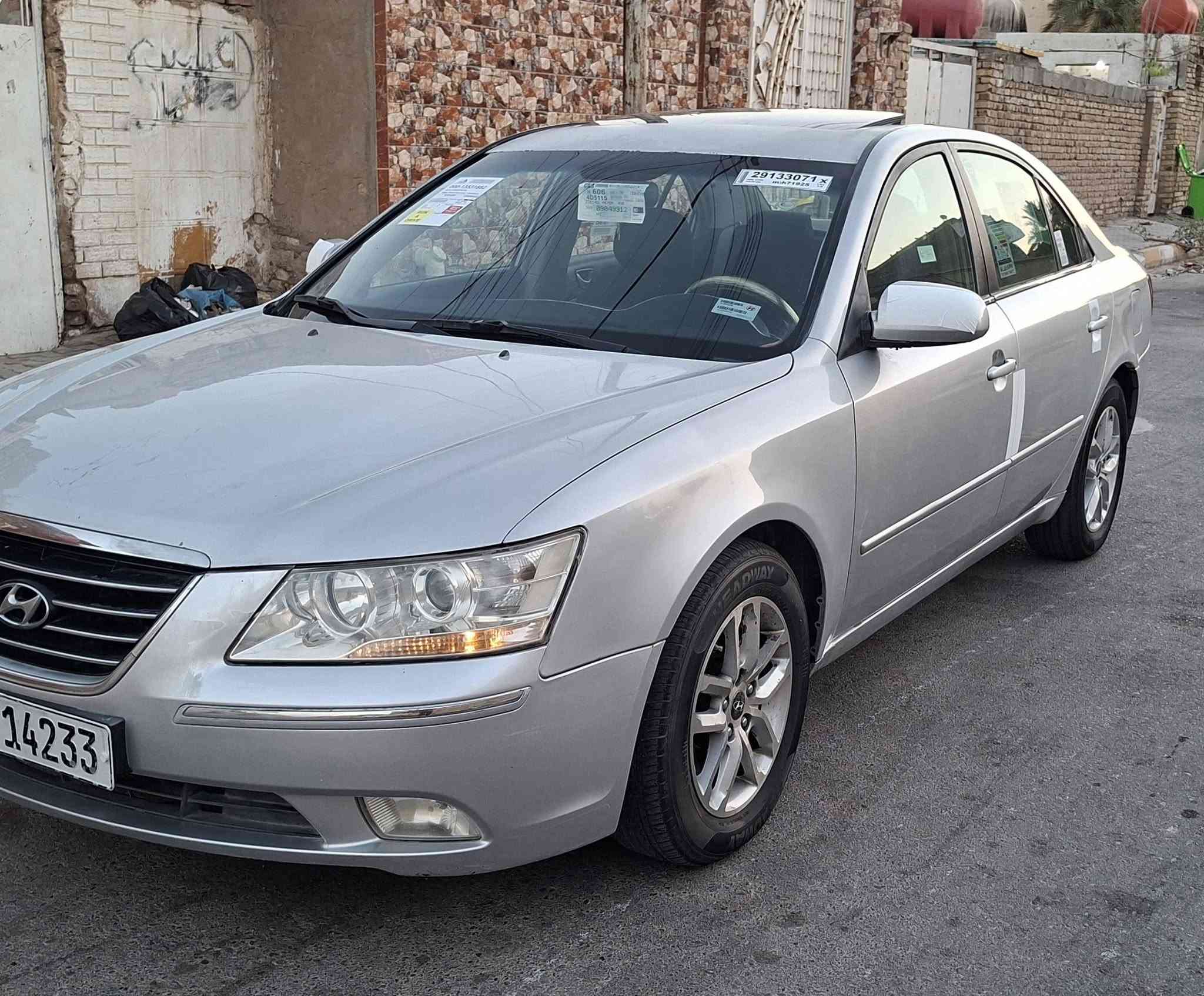 ***********سوناته ٢٠٠٨وارد امريكي بيه جاملغ وبنيد بدون دواخل الرقم بغداد بسمي سنويه لل٣٠تخم تاير تبريد شغال حداديه جديده مكينه ٦السياره فول عده البصمة مكان السياره واسط السعر ٧٨ مكلف بالنشر بيه رشات صبغ لجماليه بدون ضربه
