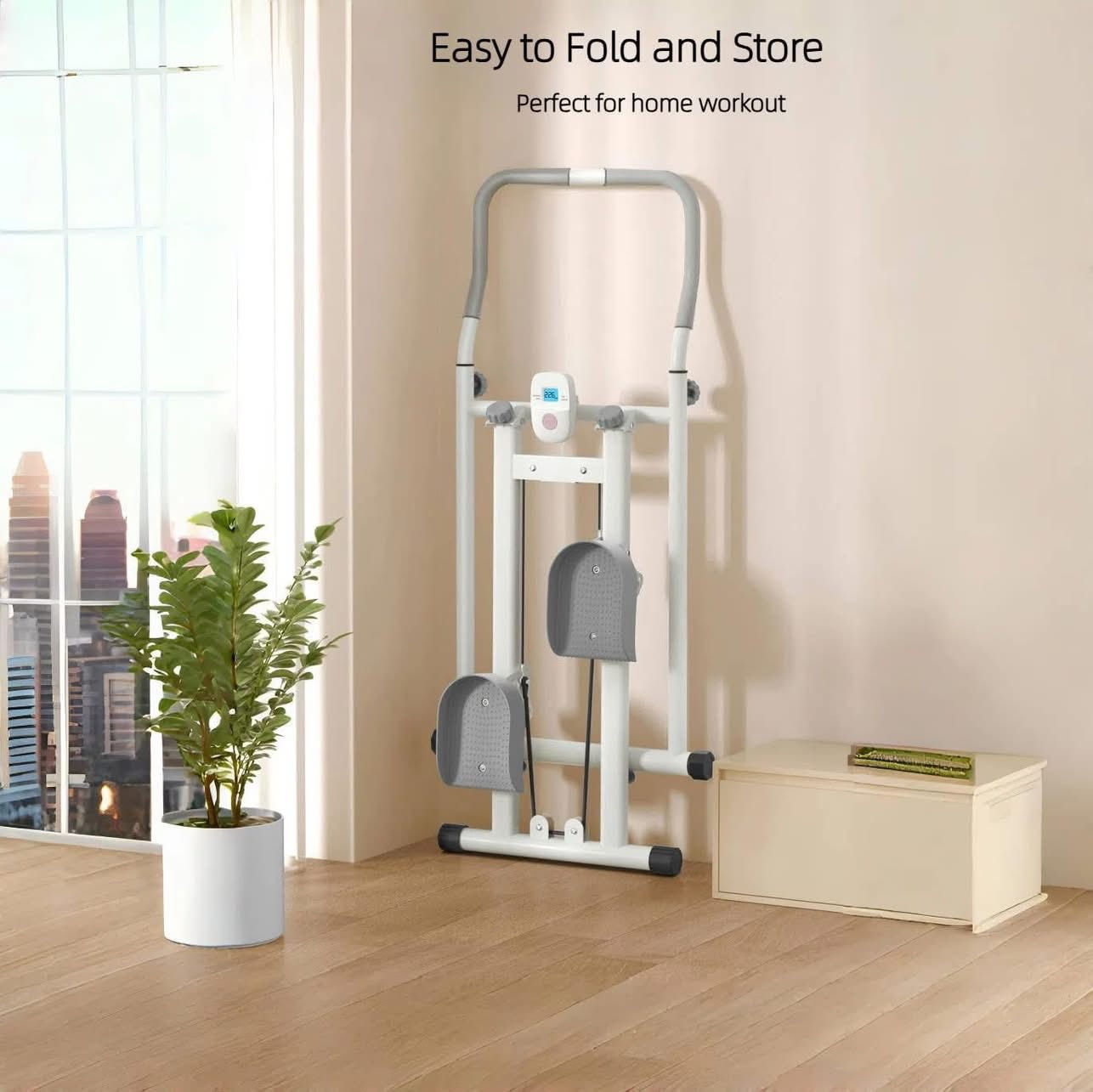 كله في جهاز واحد!!
✅ حرق الدهون + تشكيل المؤخرة + تنحيف الساقين

سلم ستيبر عمودي قابل للطي لتمارين الكارديو لتسلق السلالم للتمرين في المنزل لكامل الجسم مع مقود يتحمل وزن لغاية 120 كيلو 
متوفر ✅ 
السعر 50 الف ♥️
يوجود توصيل لكافة محافضات العراق 🚗


**إذا كنت صاحب هذا الإعلان وتريد حذفه لأي سبب، رجاءا أرسل رسالة إلى الدعم الفني**