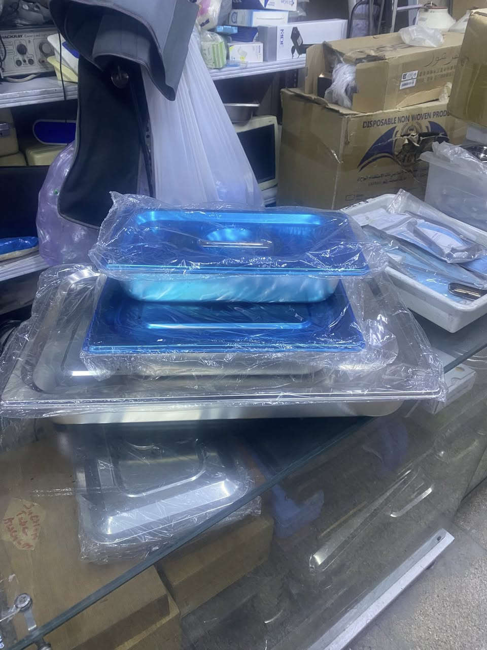 ياااابه وصلت بضاعه جديده من اجهزه منشار جبسونه الالماني وصيني وسعر مناسب جدا ومونيتر حجم شاشه ١٥ انج سلم الوانها حلوه وماسك سيباب وادوات جراحيه بسعر  خيالي راسلوني واتساب *********** وموجود عندي اجهزه طبيه ومختبريه واجهزه العلاج الطبيعي واثاث طبي
