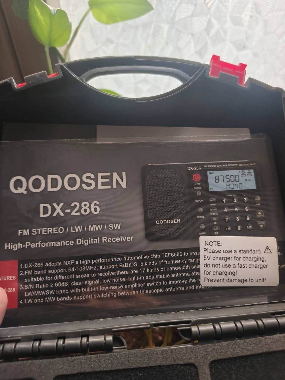 ### 📻 الفلامنكو الذهبي.. بوابتك نحو العالم! 🌍
وصلنا طلب أحد الزبائن الراديو **QODOSEN DX-286** 🚀 يدعم الموجات (FM Stereo / LW / MW / SW) 📡 ويتميز بالتقاط الإشارة بجودة عالية ✨ ويحتوي على بطارية ليثيوم قابلة للشحن 🔋 وكابل تايب سي 🔌 و حافظة قوية تكون كدرع للراديو 💼 وأي شخص يحب يستورد راديو من الخارج يرسل لنا صورته على الخاص 📥 وتتدللون 🤝🔥


**إذا كنت صاحب هذا الإعلان وتريد حذفه لأي سبب، رجاءا أرسل رسالة إلى الدعم الفني**
