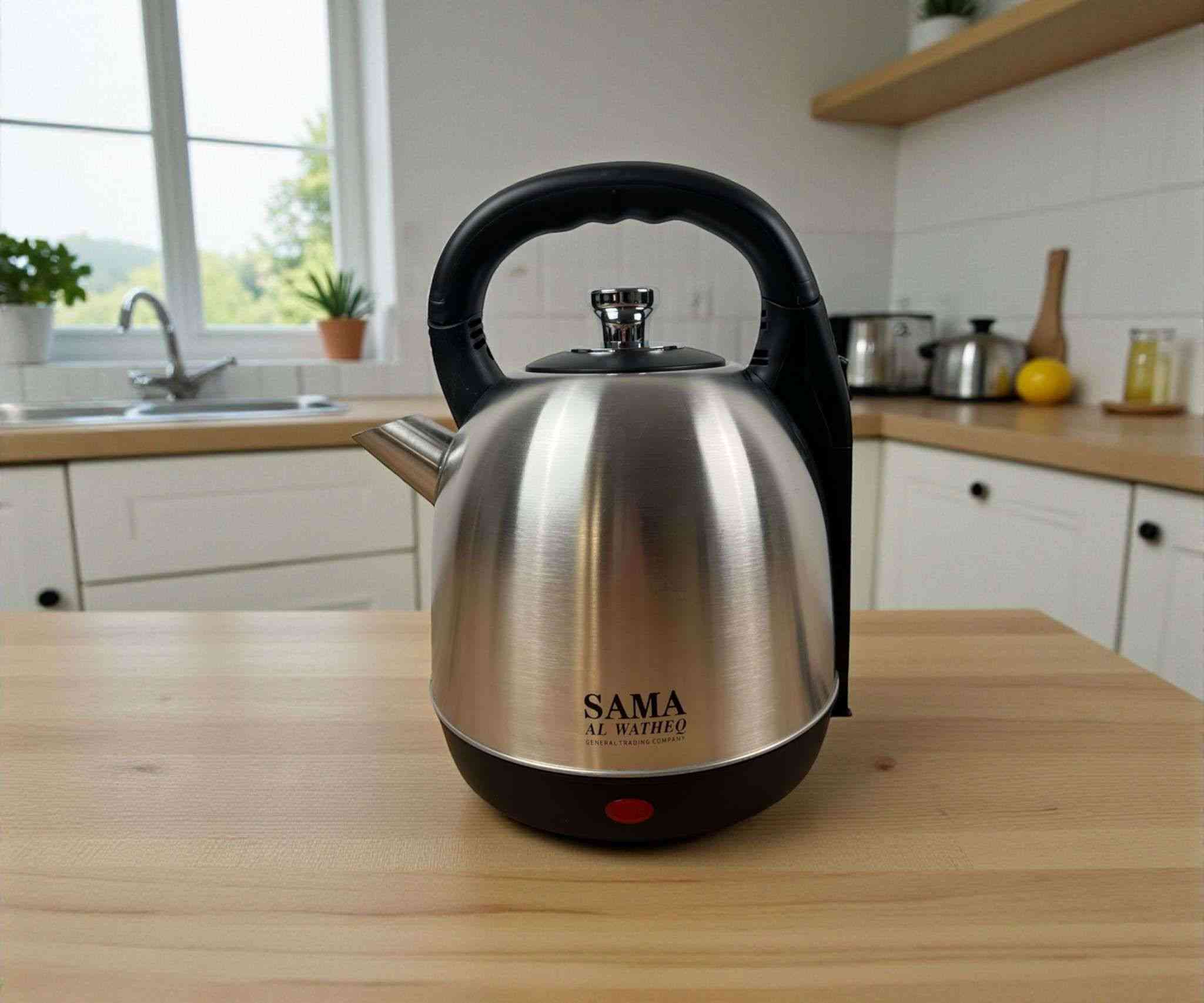 غلاية شاي كهربائية ستانلس ستيل سعة 5 لتر – Sama (1800 واط)

الاستخدامات

غلي الماء بسرعة لتحضير الشاي، القهوة، النسكافيه والمشروبات الساخنة.

مناسبة للاستخدام المنزلي، المكاتب، الاستراحات، والمحلات.

مثالية للعائلات الكبيرة أو الاستخدام المكثف بفضل سعتها الكبيرة.

تسخين الماء للاستخدام اليومي مثل التنظيف أو التحضير السريع.

المميزات

سعة كبيرة 5.0 لتر مناسبة للاستخدام المتكرر.

قدرة كهربائية عالية 1800 واط لتسخين سريع وفعّال.

هيكل مصنوع من الستانلس ستيل المقاوم للصدأ عالي الجودة.

نظام إيقاف تلقائي عند غليان الماء لزيادة الأمان.

حماية من التشغيل الجاف (يفصل تلقائيًا عند عدم وجود ماء).

قاعدة دوران 360° لسهولة الاستخدام من أي اتجاه.

عنصر تسخين مخفي لسلامة أعلى وسهولة في التنظيف.

مؤشر ضوئي يوضح حالة التشغيل.

مقبض معزول حراريًا (Anti-heat handle) للاستخدام الآمن.

جهد التشغيل: 220–240 فولت  50–60 هرتز.

طول سلك الكهرباء: 50 سم.

شهادات مطابقة: CE – RoHS.

محتويات الصندوق

غلاية شاي كهربائية Sama سعة 5 لتر.

قاعدة كهربائية منفصلة بزاوية دوران 360°.

دليل استخدام وتعليمات السلامة.

الملاحظات

مخصصة لغلي الماء فقط ولا تستخدم لأي سوائل أخرى.

يُنصح بعدم تشغيل الغلاية بدون ماء.

عدم تجاوز علامة MAX عند التعبئة.

يفضل تنظيف الغلاية دوريًا من التكلسات للحفاظ على الأداء.


**إذا كنت صاحب هذا الإعلان وتريد حذفه لأي سبب، رجاءا أرسل رسالة إلى الدعم الفني**