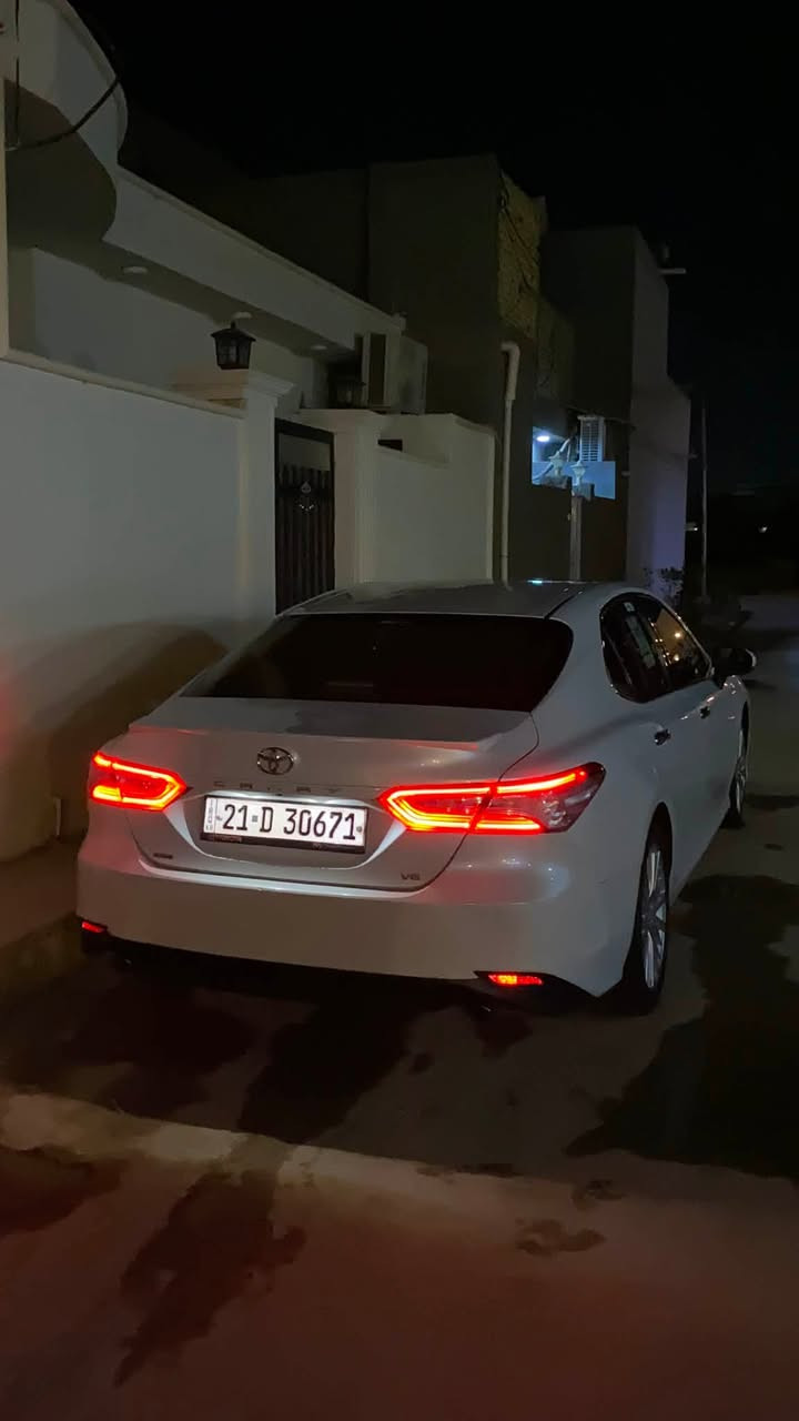 سلام عليكم 
كامري لبيع مديل ٢٠١٩
SE 
فول مواصفات 

V6
خليجي شوكت sas
قطعه وحده صبغ الجاملغ المامي بس 
السعر ١٩٠ وبيه مجال 
***********
