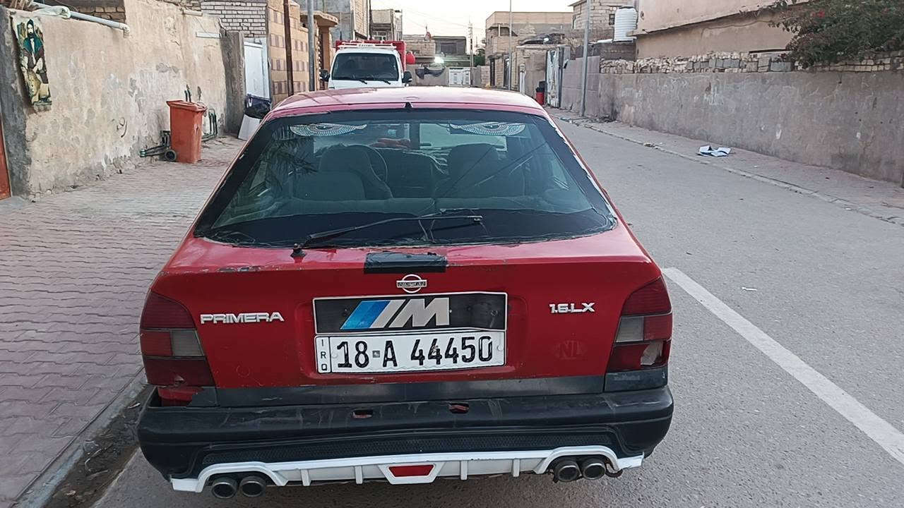 سياره نيسان بريمير موديل 92
 جاهزة تخم تاير 
كما موضح بالصور 
رقمها مميز السياره بأسمي رقم دولي تحويل ثاني يوم 
النقص اللي بيها مشط ستيرن جبنه بي 
20 ورقه وبيها مجال حك الجيه 
متواجد على النت 
مكان السياره كربلاء... طويريج


**إذا كنت صاحب هذا الإعلان وتريد حذفه لأي سبب، رجاءا أرسل رسالة إلى الدعم الفني**