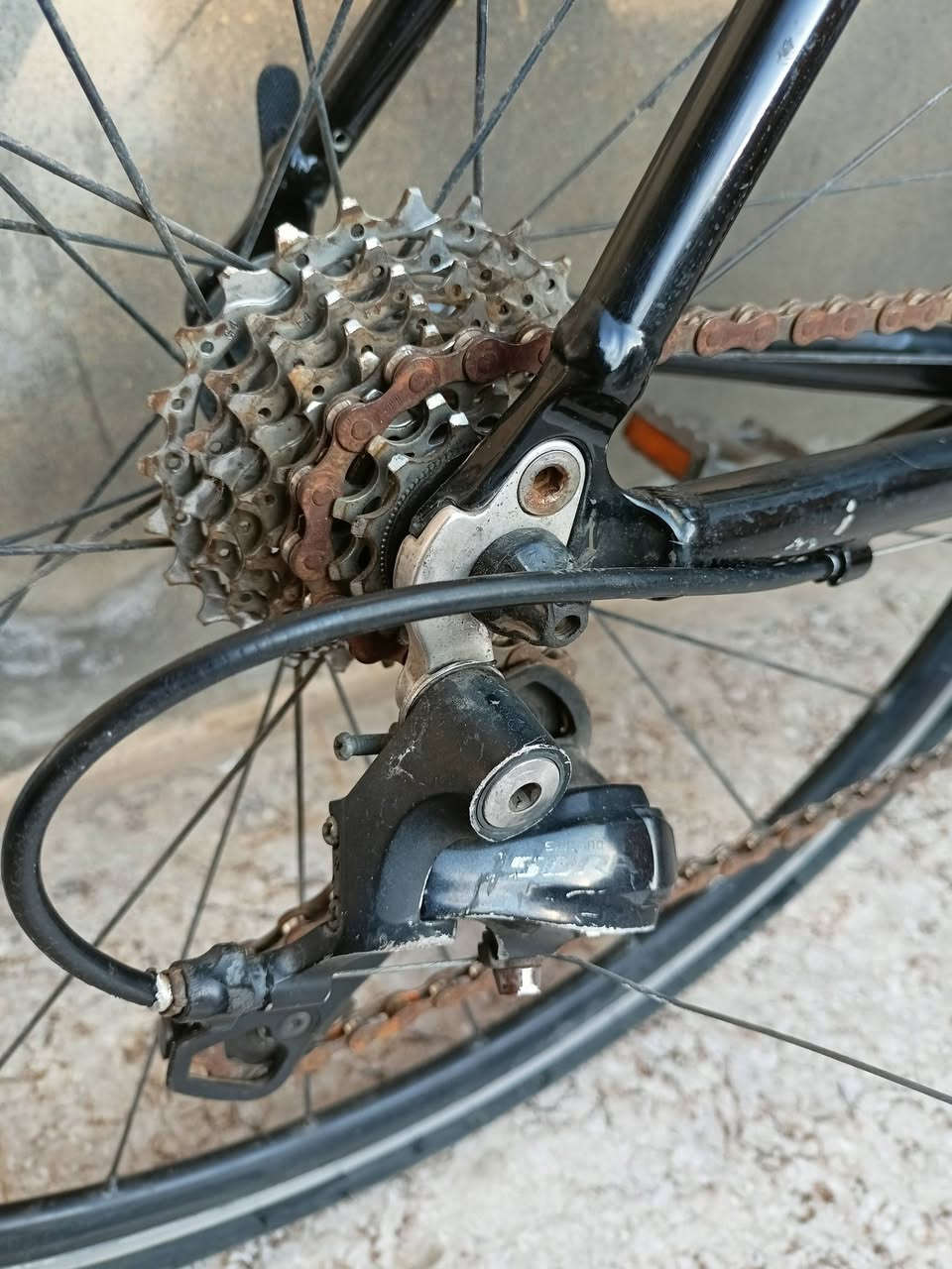 السلام عليكم الطيبين 
رمضان مبارك 
 دراجة رود سباق ماركة سكوت العالمية السويسرية 🇨🇭
مواصفات الدراجة : 
قياس الدراجة 52 
سستم شيمانو بالكامل 
بدالات كلارس . نقال امامي كلارس . عقرب سورا 
بريكات تيكترو
دراجة جاهزة ب الكامل
السعر 340 الف وبي مجال
متوفر توصيل جميع المحافظات 
للتواصل خاص او على الارقام 
***********
***********
