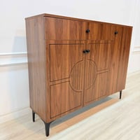 خزانه ٣ باب • خشب MDF • ١٢٠×٩٥×٣٢ سم