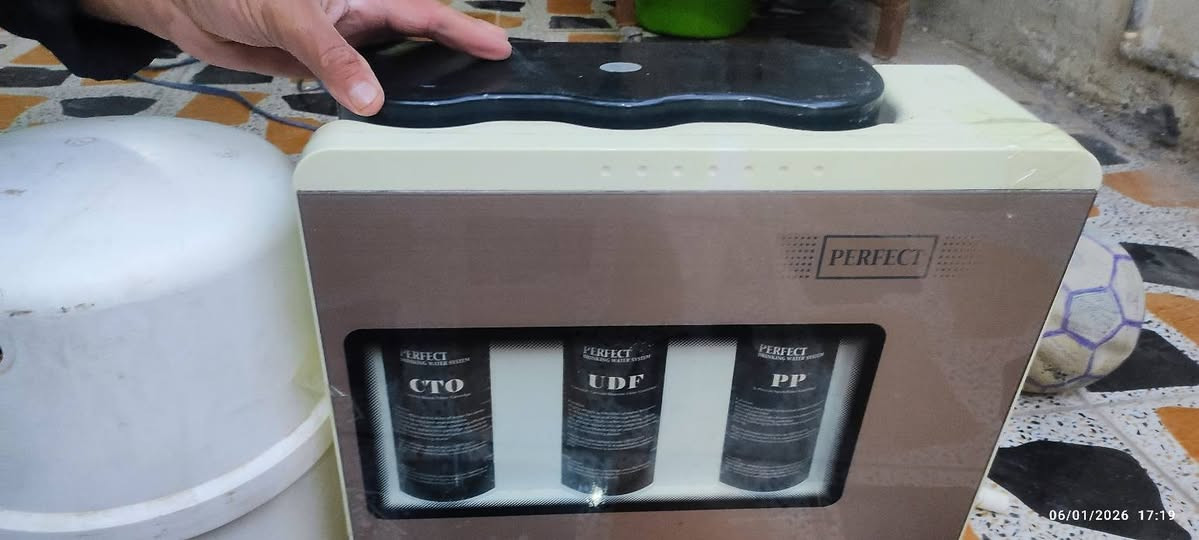 يوجد فلتر ماء بسعر مناسب نوع بلازما امريكي مستخدم بحالة جيدة جدا 
للبيع هيت حي القادسية 
السعر  الإتصال ‏‪0783 140 5872‬‏
