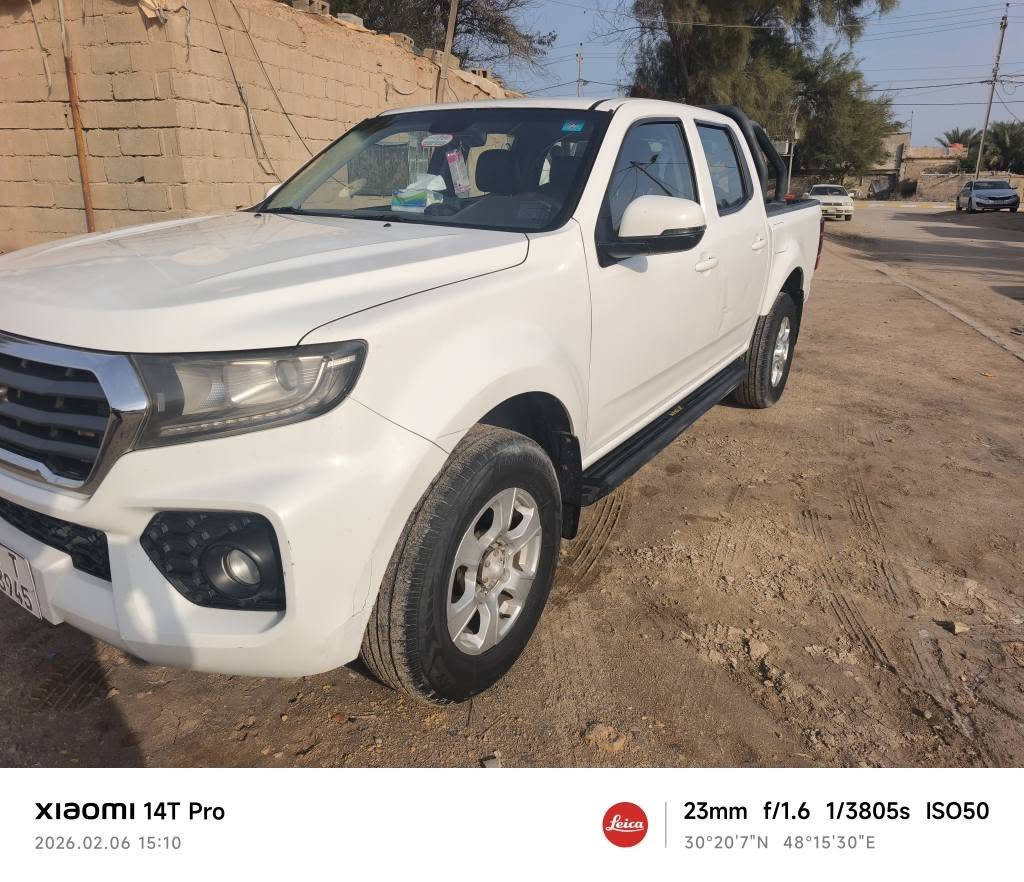 السلام عليكم …
  🚘 للبيع : كريت وول ونجل 7 كاز2020
ونكل 7 وكالة نهج العراق رقم بغداد

💥 المواصفات //
🔧 محرك قوي و اقتصادي 2000 تيربو
استهلاك الوقود 8.9 لتر كل 100km 
 السياره باسمي تحويل ثاني يوم 
✔️ كير عادي 6 سرعات 
✔️ مثبت سرعة 
✔️ بلوجكتر ذكي
✔️ كشنات جلد / كشن السائق كهربائي
✔️ مكيف ممتاز ❄️
✔️ نظام ABS و ESP
✔️ شاشة + بلوتوث 📱
✔️  كاميرا خلفية 🎥 + حساسات
✔️ مناسبة للعمل والسفر
✔️ بطارية جديدة 100W
✔️ كروز مثبت سرعة
✔️ بلوجكتر ذكي
✔️ نضام مراقبة ضغط الاطارات TPMS
✔️ اطارات ياباني هايلوكس 2024
  امامي دنلوب خلفي برنجستون قياس 265/70/16
السياره استخدام شخصي وكفائتها عاليه
وعليها ادامة كاملة فول مواصفات العدة كاملة وياها
فور ويل خفيف وثقيل مع دفلوك تلقائي لمحبين البر والرحلات جاهزة السيارة 
فقط بيها طخه بالباب العبري وره السائق مال دراجه والصفحه الثانيه بيها طخه زغيره كلش سنويه توه مجدده 

السعر 132 وبيها مجال مكان البصره ناحيه السيبه 
*********** البصرة, العراق
