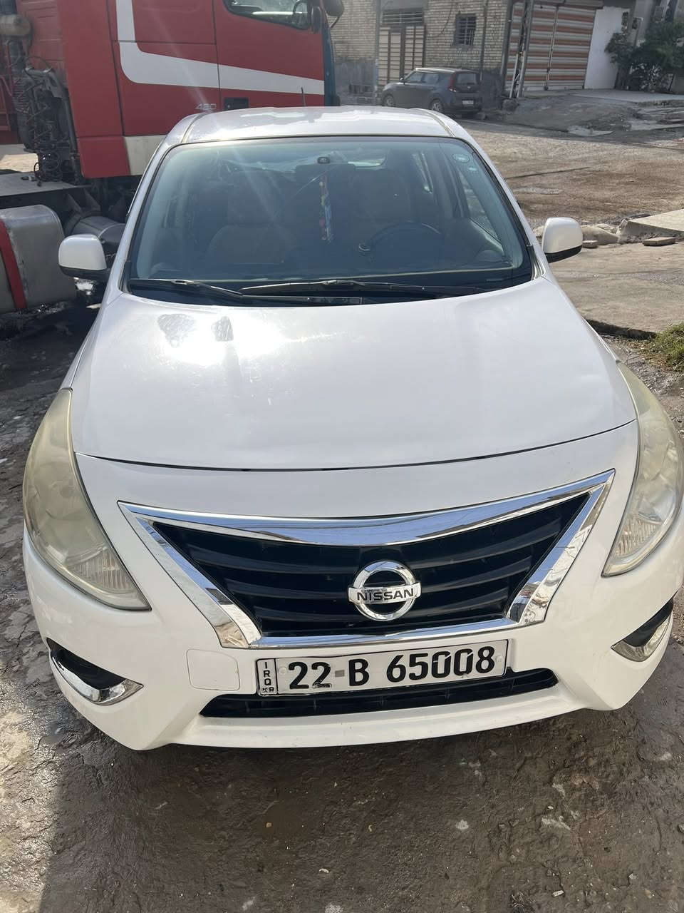 سياره نسان هندي موديل 2020 رقم أربيل عندي وكاله عامه  صفحه مصبوغه اثر شوط وبيه جاملاغ كدام محرك كير تبريد تخم تاير سياره حلو بغداد رقم ***********
