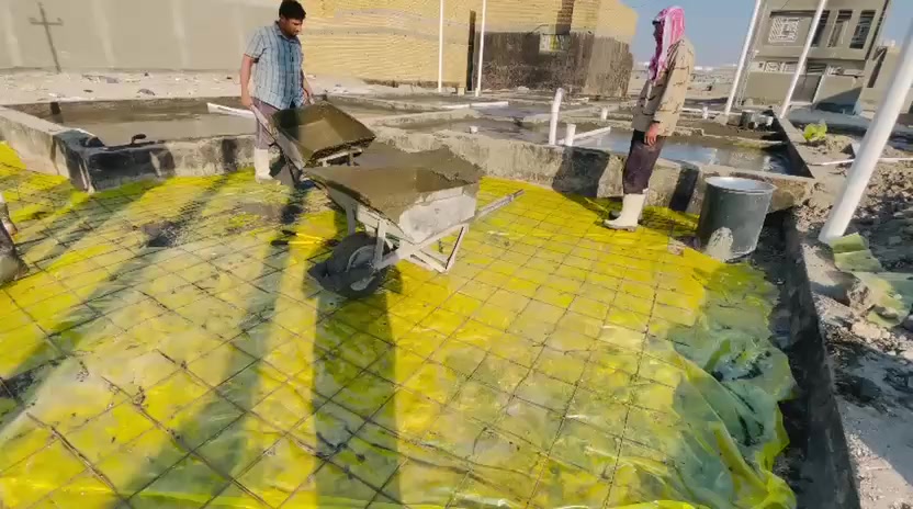 *********** #حدل وصب الارضيات صبة نظافه صب رباط صب دنك صب سطح تسليطه جميع انوع الصب والحدل بلقفاز والحادله
