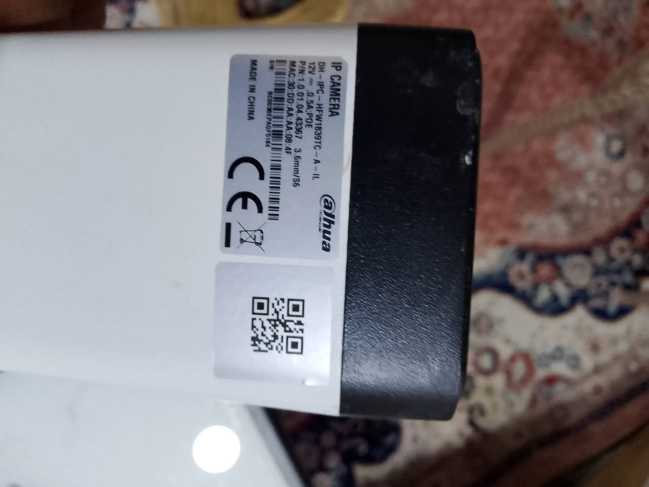 السلام عليكم كاميرا دهوا  الأصلية ipللبيع  العدد. 1السعر 75الف بغداد شهداء البياع ***********3
