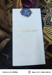 موبايل هونر 400  فايف جي جهاز غني عن التعريف باتري 6000 الاف يدعم الشح...