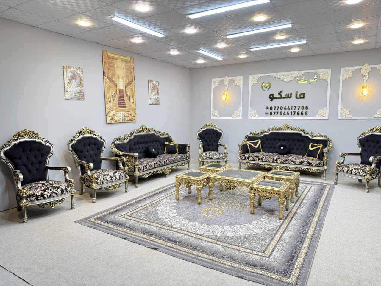 تخفيضات صار ((مليون و950)) 
موديل  دنكه يتكون من 10 مقعد 
كراسي عدد 4 وثنين ام 3 نفر 
مع طبلات عدد 5 
كوشات هديه خشب زان اصلي بلضمان 
للحجز او الطلب ارسل الصوره وتدلل 
ع رقم *********** واتساب او اتصل 
*********** واتساب او اتصل
