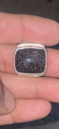 خاتم • عقيق يماني • صياغة يدوية