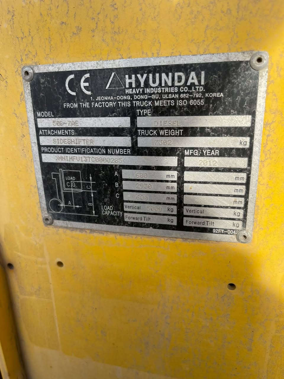 السلام عليكم
رافعه شوكيه 5 طن هونداي 3 حركات مديل 2012 حاله الوكاله جديده جداً تخم تاير رقم بصره تحويل مباشر بيها نقص مضخه هايدروليك وجوز الكير ومروحه المكان البصره الزبير  السعر 70 ورقه. ***********
