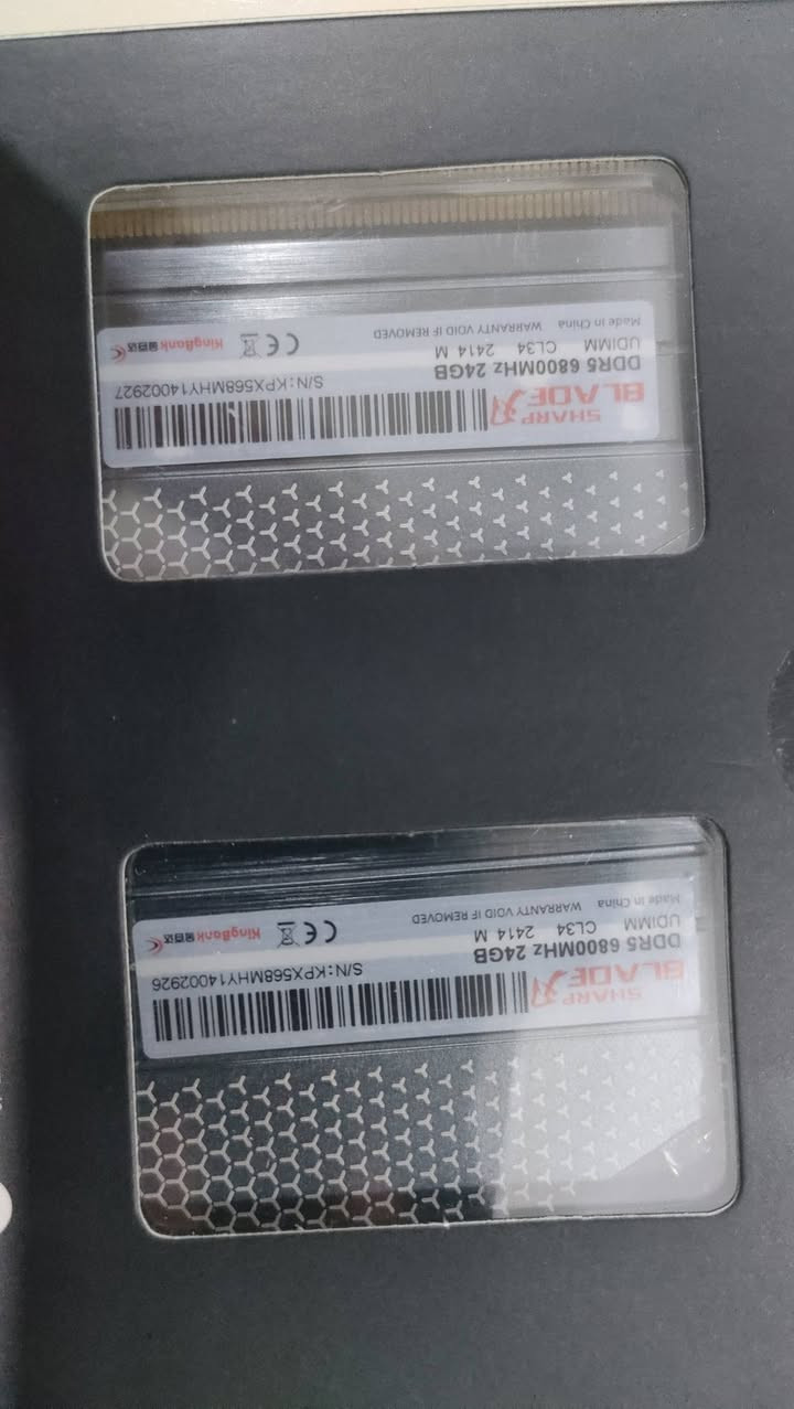 السلام عليكم 
مجموعة رامات للبيع جديده
كلهن ddr5 
2x16 32 gb
2x24 48gb
2x32 64gb 
تردد من 6000mhz الى 7600mhz
Cl28~cl36
اي شي يعجبك راسلني وتدلل
متوفر توصيل


**إذا كنت صاحب هذا الإعلان وتريد حذفه لأي سبب، رجاءا أرسل رسالة إلى الدعم الفني**