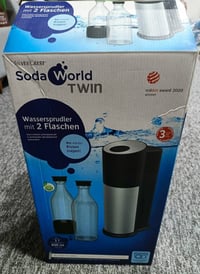 جهاز مياه غازية • جديد بكرتون • ملحقات كاملة