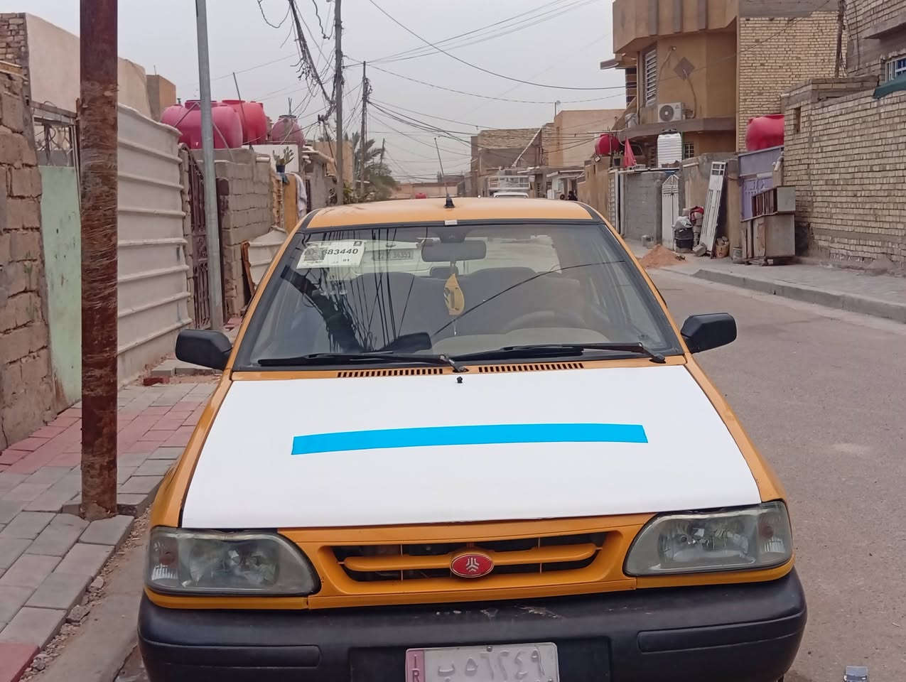 سلام عليكم سايبه الفين و12مصفره حيه وغرامات راعيه بكربلاء مكينه خير من الله حداديه جديده تخم تاير جديد لا ضربه ولا صبخ سنويه الثمانيه وعشرين سعر 27وبيه مجال العنوان كربلاء رقم موبايل *********** للستفار تصال مو شراي لا تعبني
