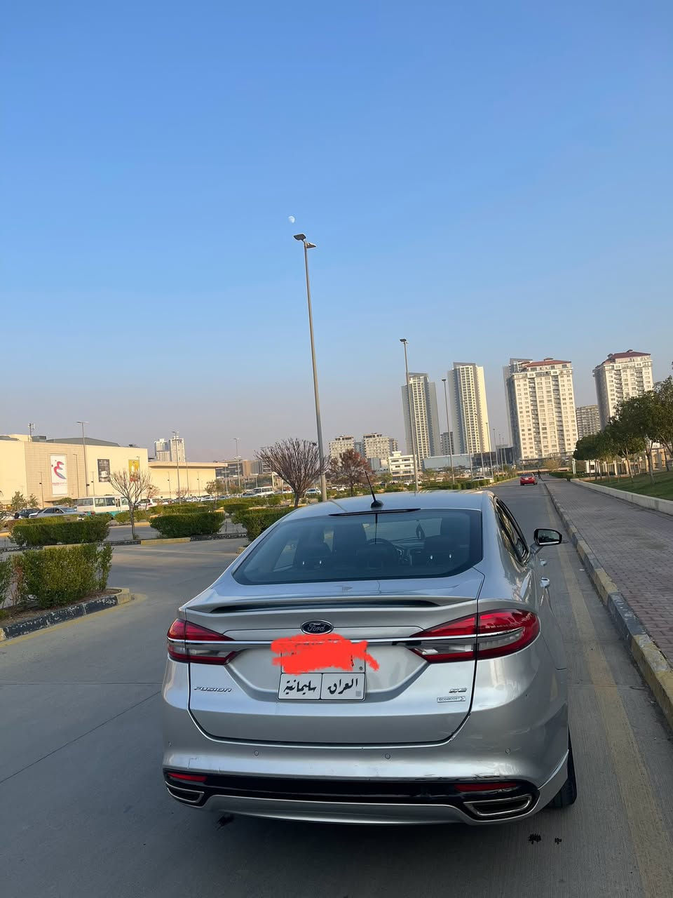 فورد فيوزن موديل ٢٠١٧ مواصفات SE كير محرك تبريد بشرط 
رقم سليمانية رقم سنوي ساقط بشرط تحويل و غرامة سيارة مصبوغ عام جمالية بس ضربة باب سايق و جملغ صفحة سايق
مكان سليمانية سعر ٨٤ بية مجال قليل 
***********
