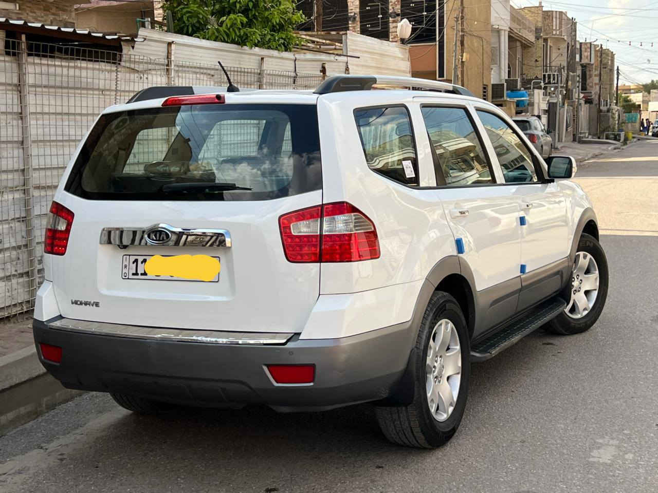 كيا مهافي موديل 2012 خليجي رقم بغداد بسمي
بصمه عدد ٣ 
فتحمه سقف 
٦سلندر ٣٨٠٠ ماء مفتوح 
٧راكب جلد كشنات كهرباء 
فورويل 4x4 نارة وتو بل بيبان ذاكرة كشن خزن ميموري كشن حار بارد 
٣قطع تبريد المس شاشه 
زراك اليت باب خلفي شفط 
كامرة حساس خلفي نيكل يدات تحكم ستيرن مثبت سرعه مري سفط قلاب عل بك بك اليت الد خلفي شاشه 
زيبغي تخم تاير جديد صدرمامي خلفي جديد كير محرك عله وضع شركه برغي ماء مفتوح بيهه مكفوله من صبغ بلستك حديد من بارد وشخط 

***********
