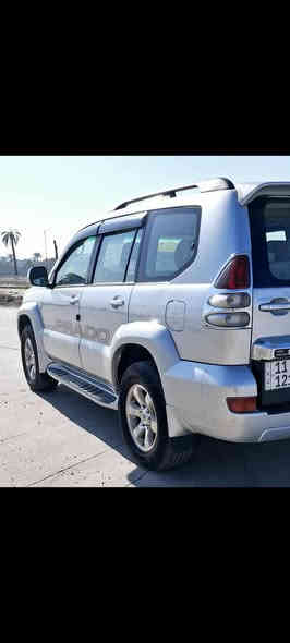 من رخصت مدير الكروب المحترم السلام عليكم تويوتا برادو  ٢٠٠٧  وارد خليجي رقم بغداد دولي بسمي تحويل مباشر  شركه الساير  VX فول مواصفات فتحه سقف ٦ سلندر كراسي جلد كهرباء فور ويل سبعه راكب ثلاث قطع تبريد حساس خلفي مسجل سيدي ٦ اقراص داخل  عسلي صاج  السياره مكفوله بدون حادث بدون تبديل بدون فتح بيهه بنيد كلير فقط اثر جراد كير مكينه شرط مامفتوحات صدر أمامي وخلفي نضيف تخم تاير تبريد ثلج تتدفة شغاله السعر (   ١٦٣  ) بيهه مجال الاتصال   *********** مكان بغداد
