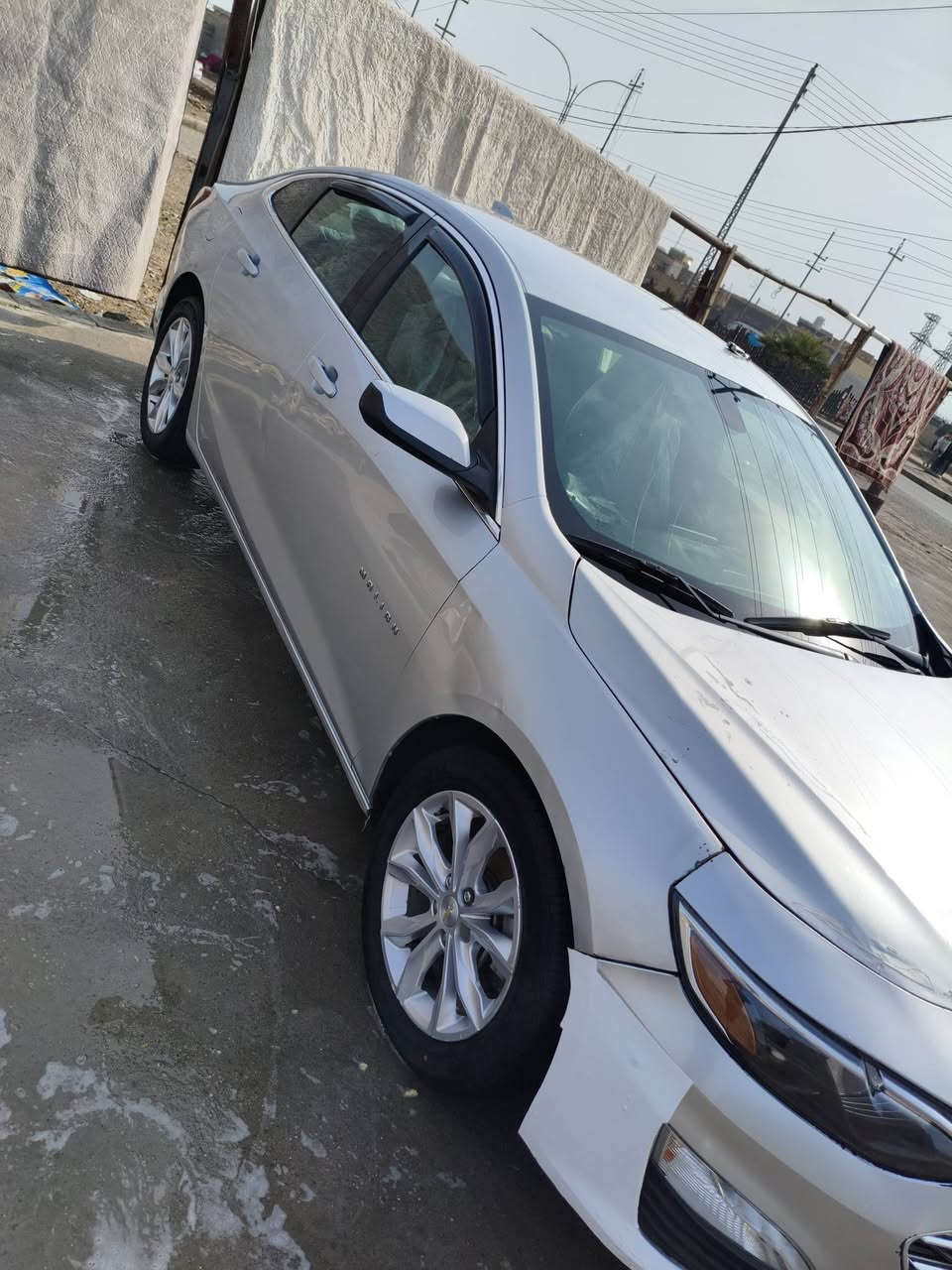 سلام عليكم البيع ماليبو 2020كفاله هاذ حادثه موضح بصوره معوقين باقيله سنه 5شهر  تتحول  جاهزه كير محرك مال جناي جديده مفوله بصمه كشن كهربائيّ  السعر 110وبيه مجال هاذ رقمي***********اووو*********** شراي يتصل واني خادم
