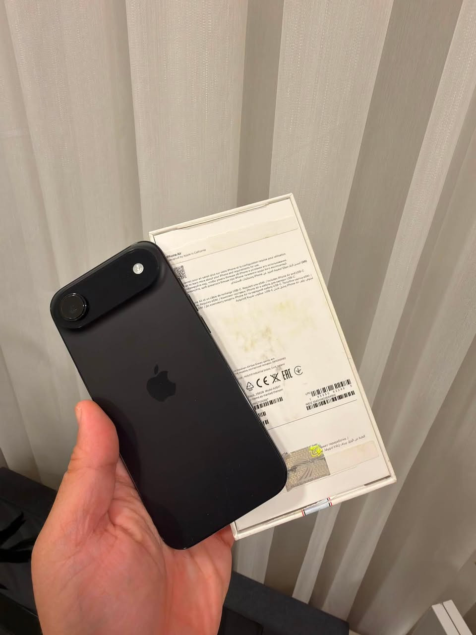 iphone 17 Air
256

اخوج الجديد مع گفر بيتاكا
السعر 1200
مليون و 200
عنواني بغداد اليرموك 4 شوارع 
***********
