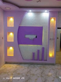 شغل ديكورات صاله وديكور الشاشه جبسن بور  وكل انوع العمل صبغ وفلين 0781...