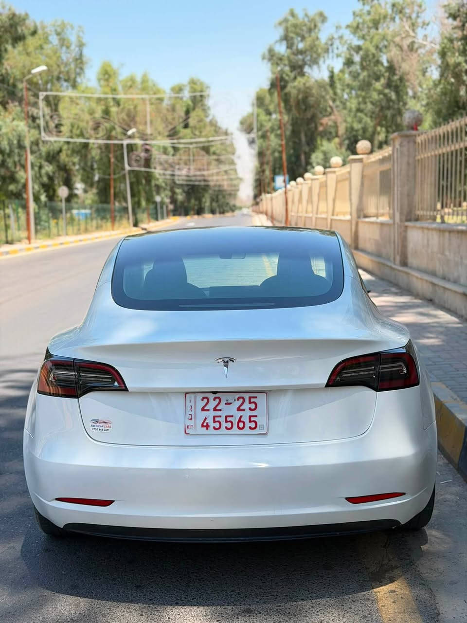 للبيع
تسلا مودل 3 موديل 2023 
السيارة كلين فقط مكان صغير تعديل وتقليم بالجاملغ الخلفي 
ماشية 7 الف ميل فقط زيرو 
فول مواصفات 
قيادة اليه 
رادارات تفاعليه 
كامرات 10
صندوق كهرب 
رقمها مجاني 
بيها بعد مواصفات معروفة بالتسلا 
السعر 163 ورقه ومحال بسيط 
للتواصل على الخاص 
مكان السياره الموصل


**إذا كنت صاحب هذا الإعلان وتريد حذفه لأي سبب، رجاءا أرسل رسالة إلى الدعم الفني**