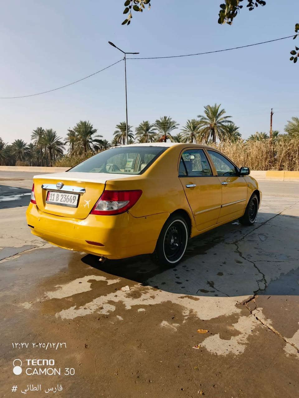 السلام عليكم من رخصه الادمن
بي واي دي اف3 للبيع موديل 2011 بسمي شرط التحويل سنويه ل2028 ارقام انكليزي مكينة بيها تبخير كير كلج صدرخلفي وامامي جديد مشط استيرن جديد تخم تايرات جدد داينمو جديد نوزلات جدد عبوه فيتم جديدة بيها صبغ مكانات ابيع حزام السعر 37$ وبيها مجال قليل للاستفسار *********** ابو احمد مكاني بغداد الراشديه
