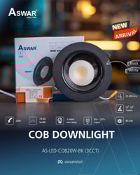 داونلايت COB • 3CCT متغير • ضمان ٣ سنوات