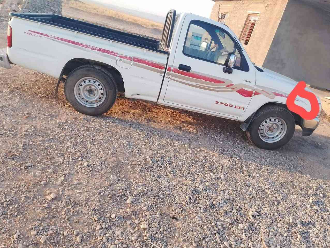 تيوتا موديل 2003 

رقم نينوى ألماني تحويل بسم راعية 

مكفولة كفالة عامة محرك مامفتوح 

السعر 120 ورقة وبيه مجال 

مكان موصل ربيعة الاستفسار أتصل ***********

***********
