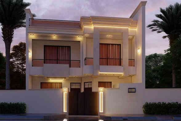 تصميم واجهه لاحد الزبائن 
المهندس امين الشريفي 
Whatsapp :***********
